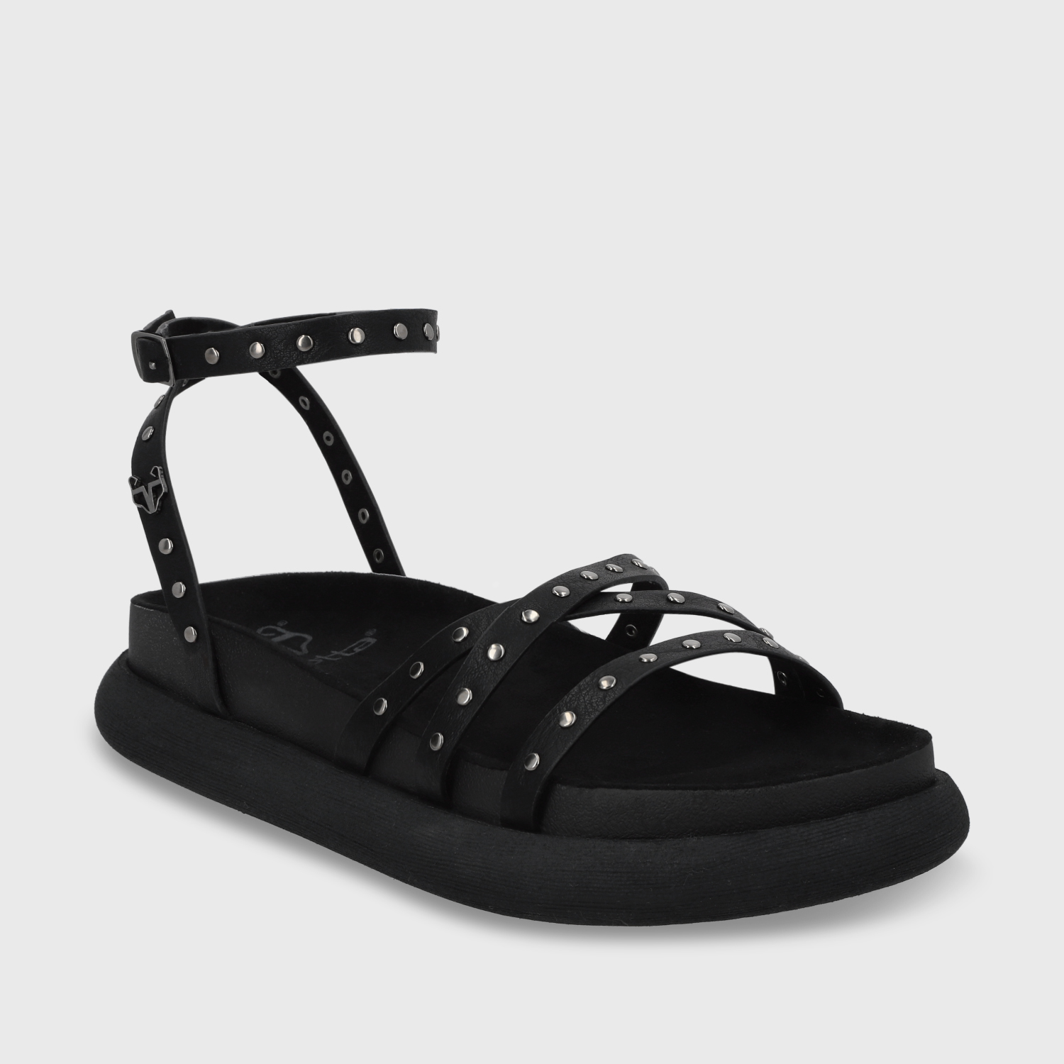 SANDALIA PLANO MUJER GOTTA NEGRO 53703 - 3