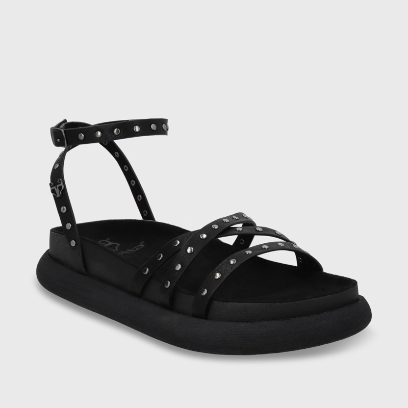 SANDALIA PLANO MUJER GOTTA NEGRO 53703 - 3