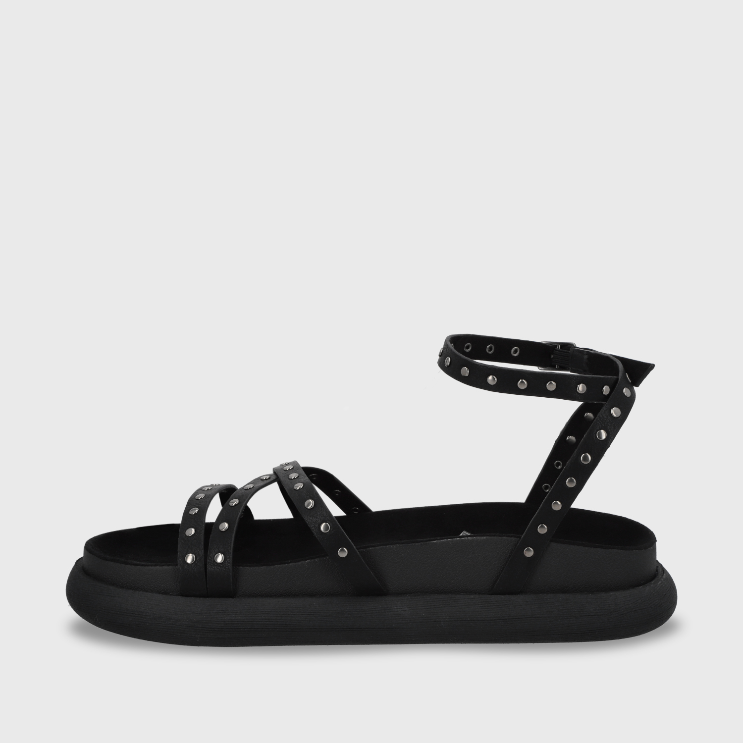 SANDALIA PLANO MUJER GOTTA NEGRO 53703 - 5
