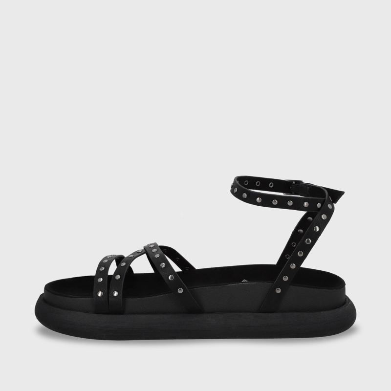 SANDALIA PLANO MUJER GOTTA NEGRO 53703 - 5
