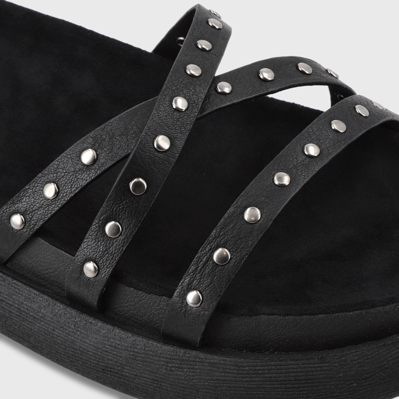 SANDALIA PLANO MUJER GOTTA NEGRO 53703 - 7