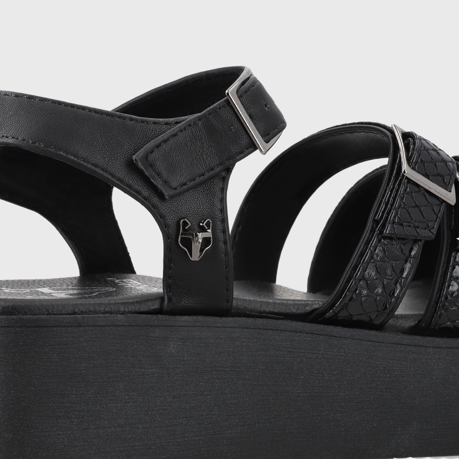 SANDALIA PLATAFORMA MUJER GOTTA NEGRO 53731 - 7