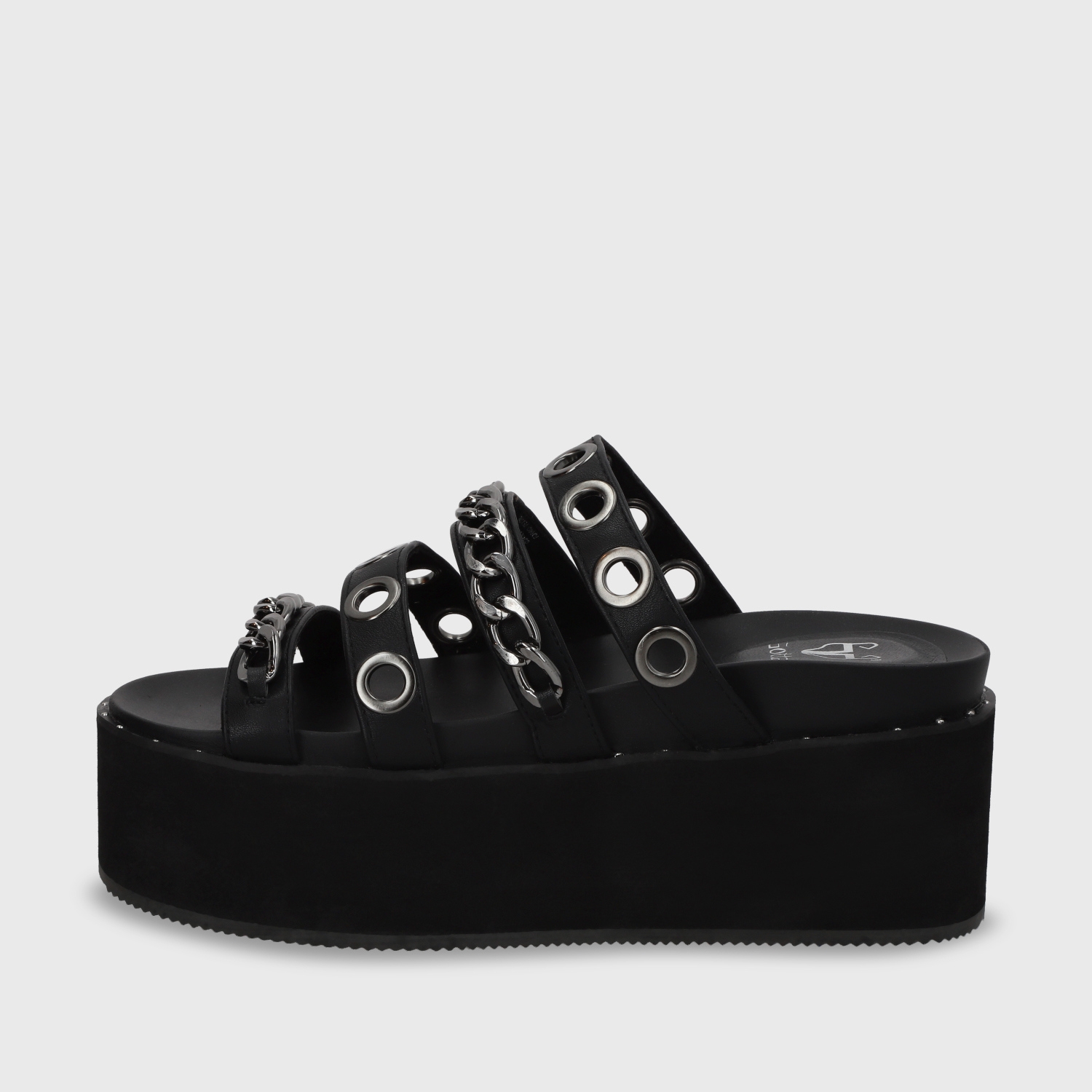 SANDALIA PLATAFORMA NEGRA MUJER GOTTA 1566C - 4