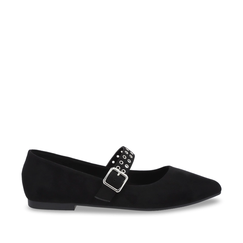 BALLERINA PLANA NEGRO MUJER 54011 - 1