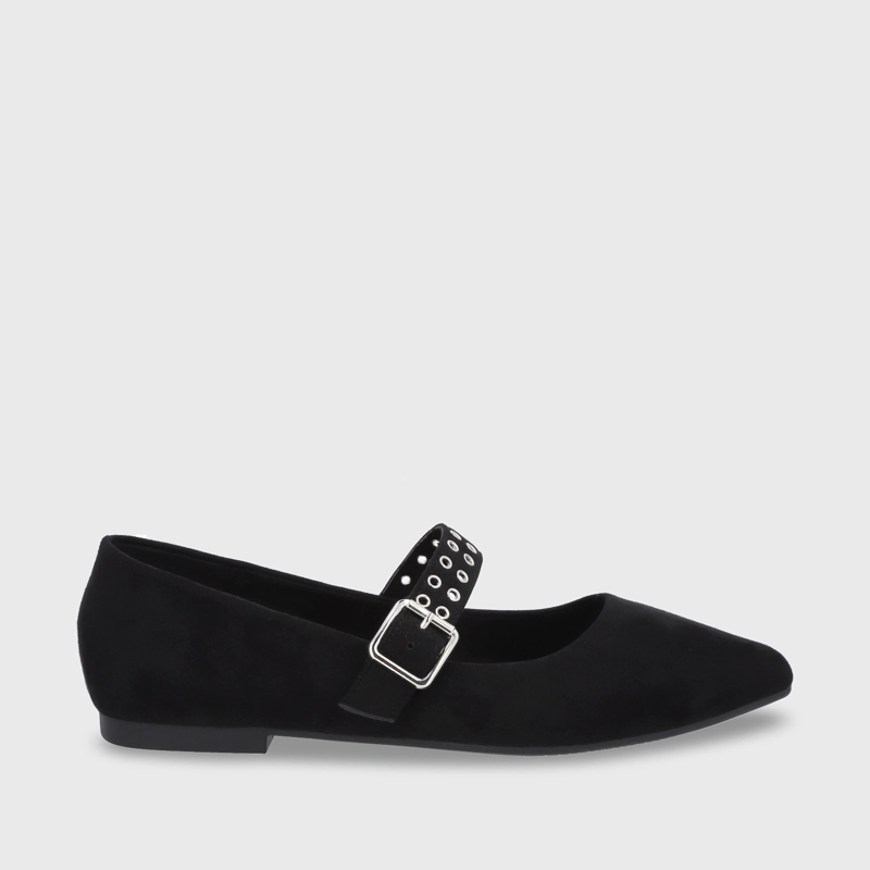 BALLERINA PLANA NEGRO MUJER 54011 - 2