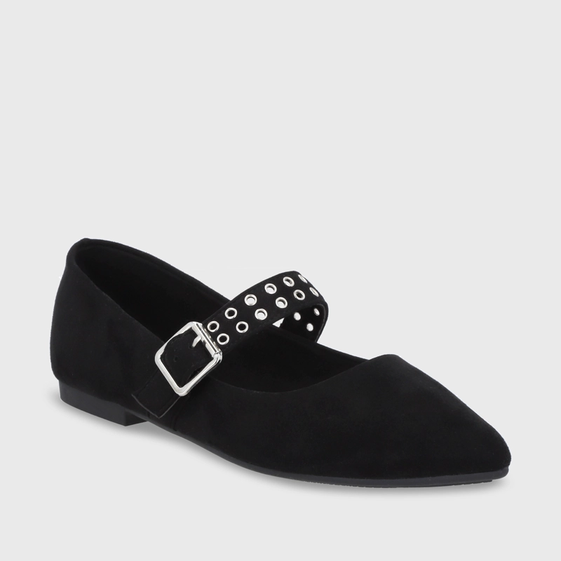 BALLERINA PLANA NEGRO MUJER 54011 - 3