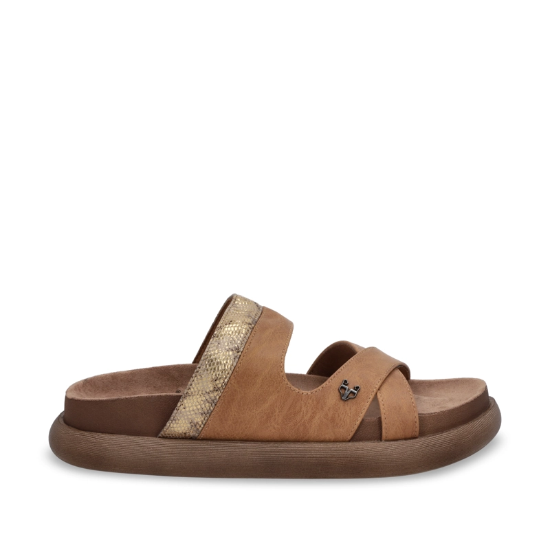 SANDALIA PLANO MUJER GOTTA CAFÉ 53700 - 1