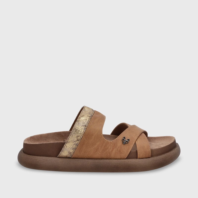 SANDALIA PLANO MUJER GOTTA CAFÉ 53700 - 2