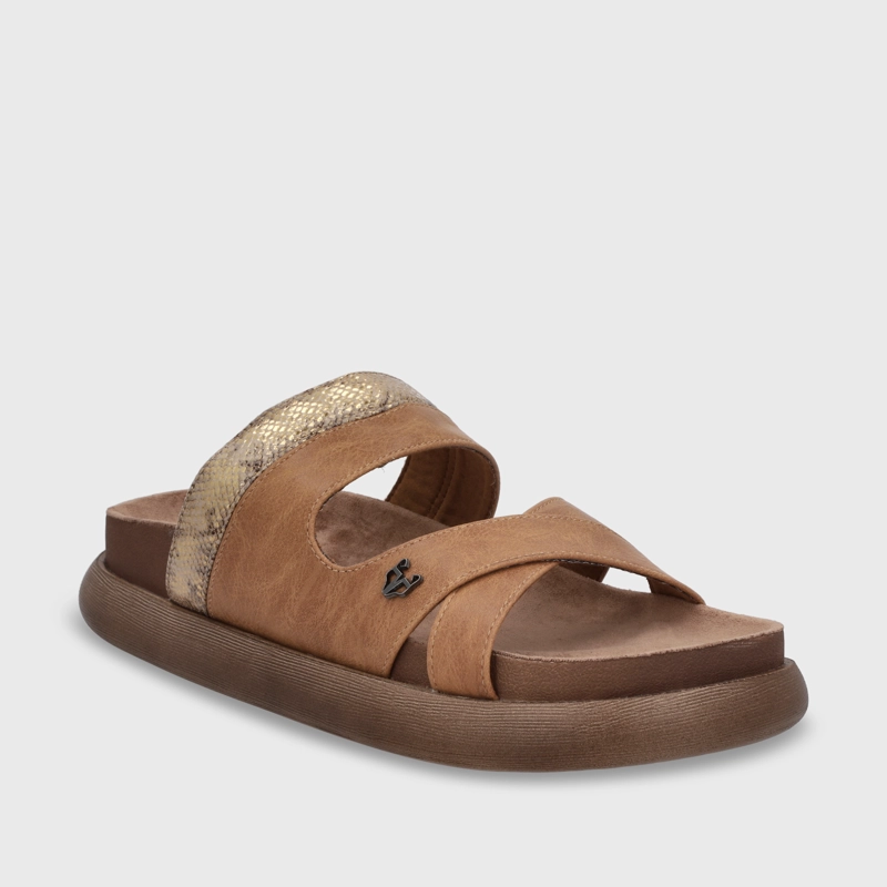 SANDALIA PLANO MUJER GOTTA CAFÉ 53700 - 3