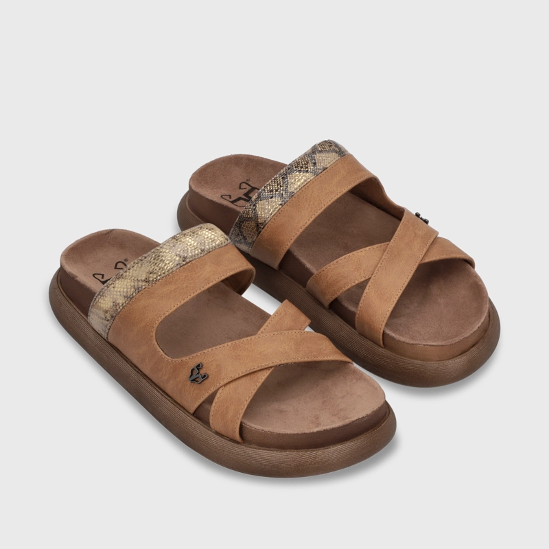 SANDALIA PLANO MUJER GOTTA CAFÉ 53700 - 4