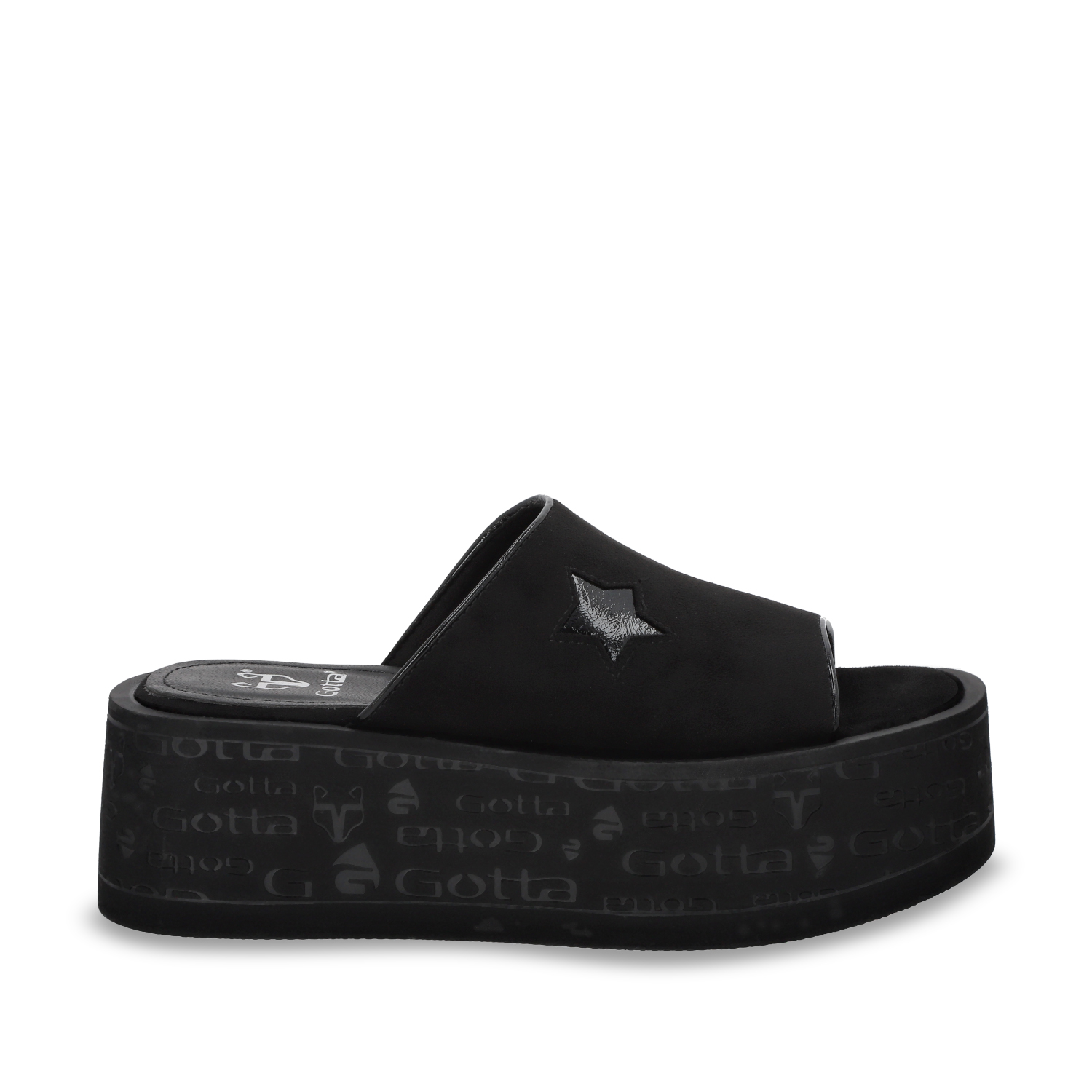 SANDALIA PLATAFORMA NEGRO MUJER 55930 - 1