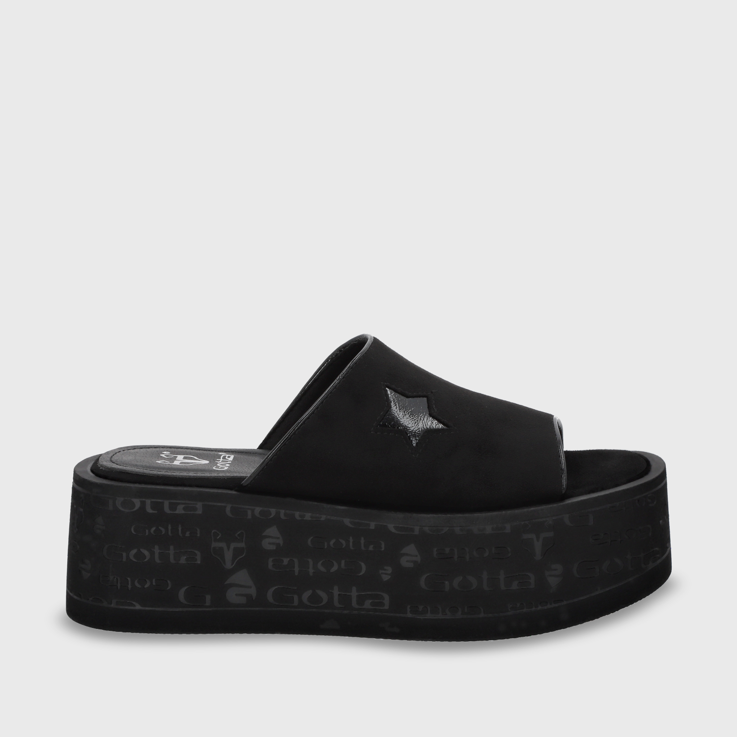 SANDALIA PLATAFORMA NEGRO MUJER 55930 - 2