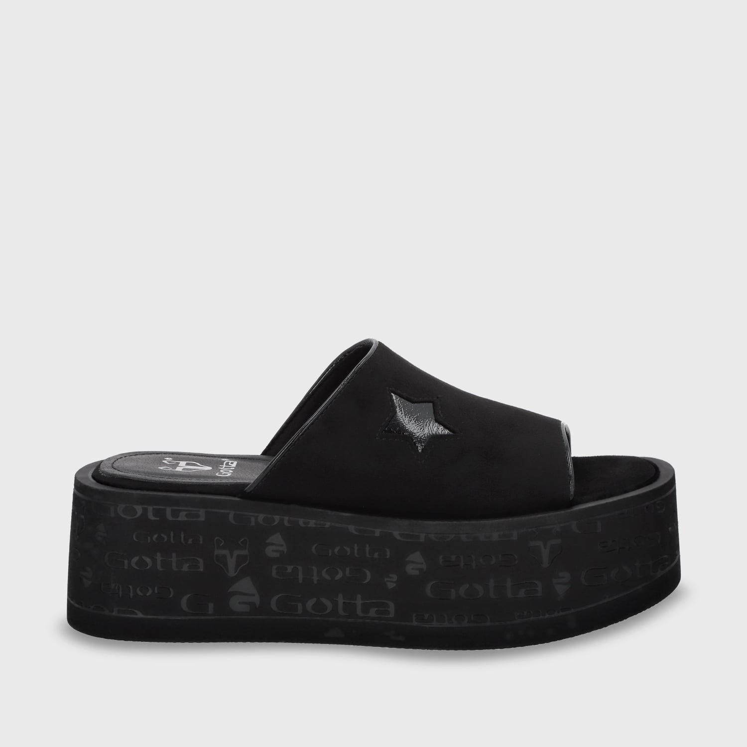 SANDALIA PLATAFORMA NEGRO MUJER 55930 - 2