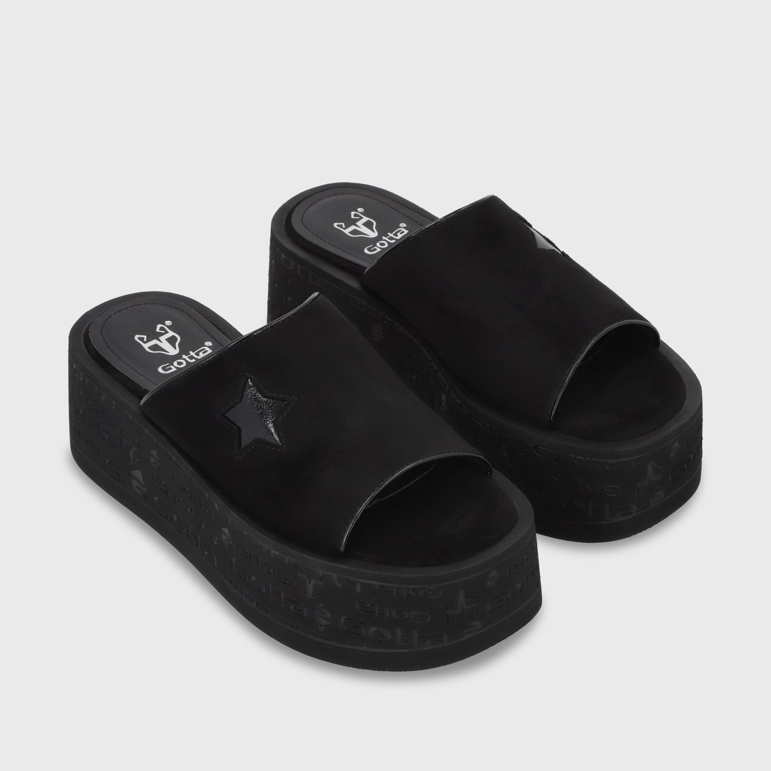 SANDALIA PLATAFORMA NEGRO MUJER 55930 - 4