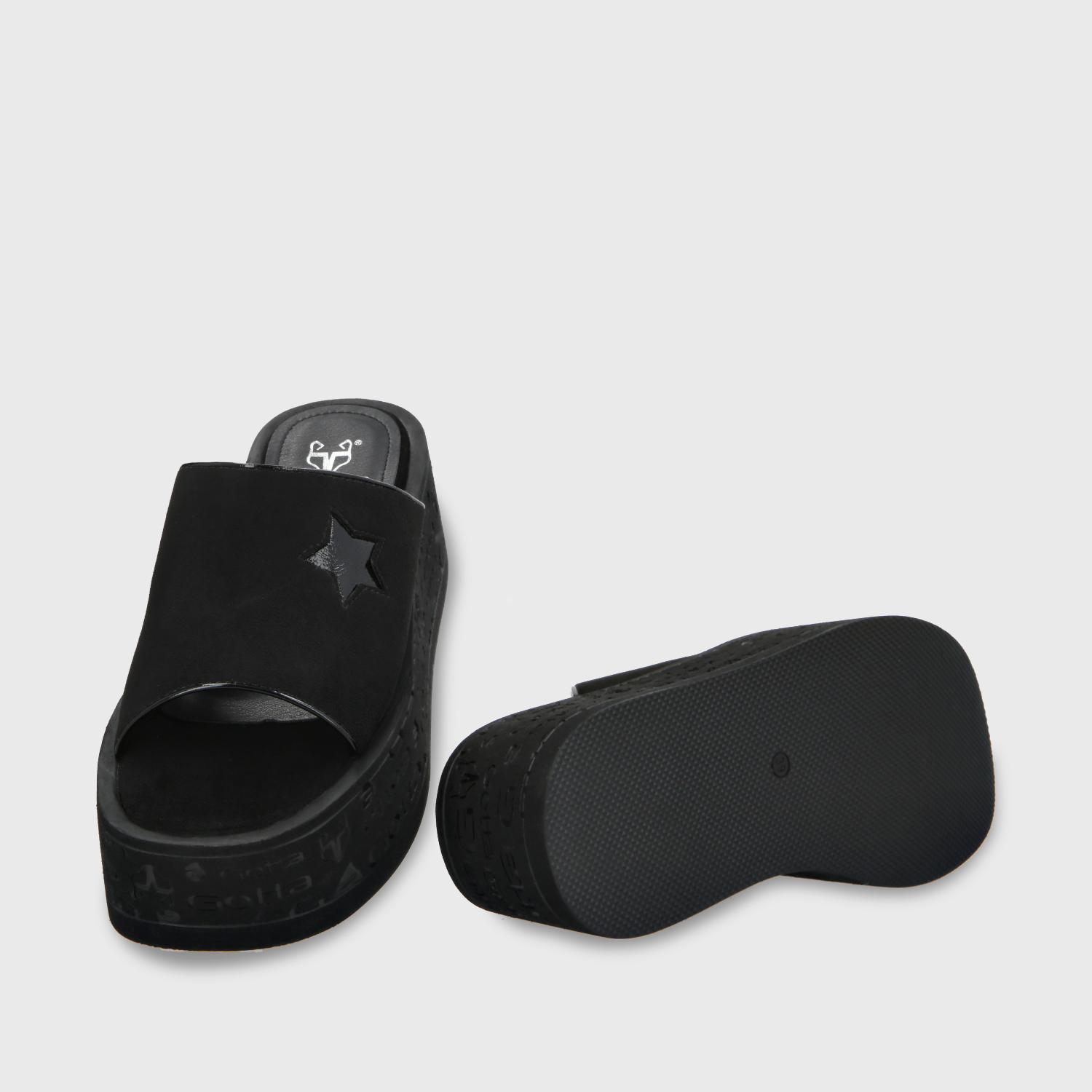SANDALIA PLATAFORMA NEGRO MUJER 55930 - 8