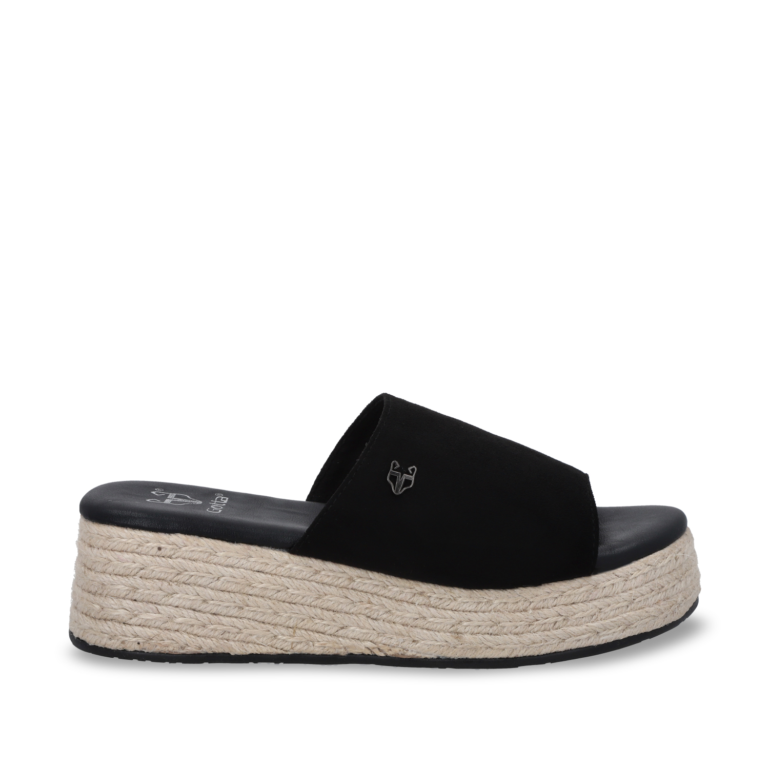 SANDALIA PLATAFORMA NEGRO MUJER 55971 - 1