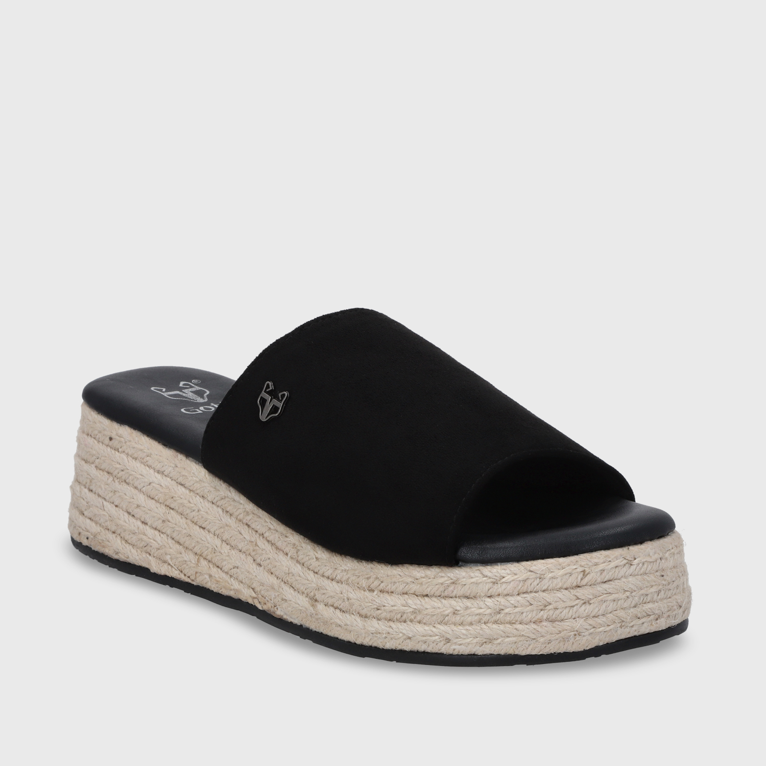 SANDALIA PLATAFORMA NEGRO MUJER 55971 - 3