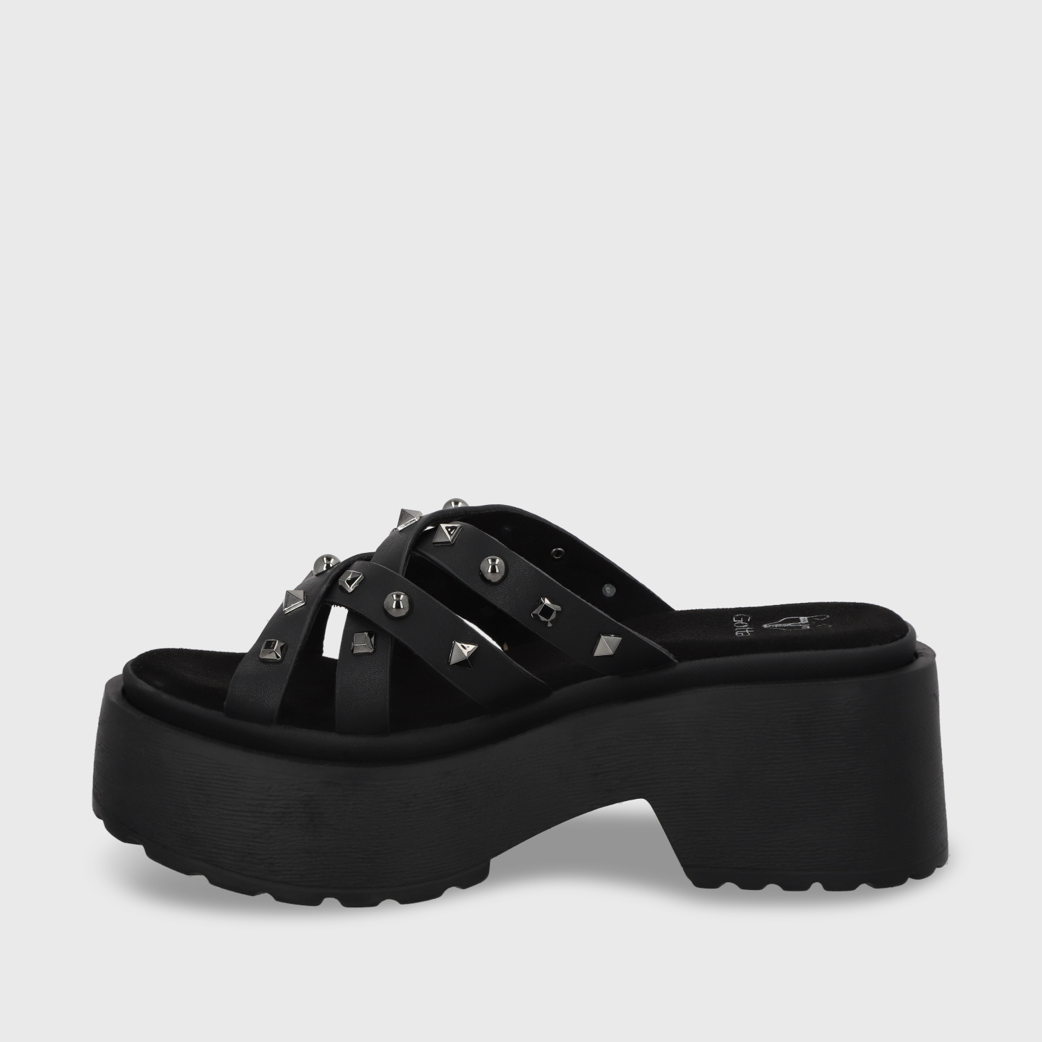 SANDALIA PLATAFORMA NEGRA MUJER 45984 - 5