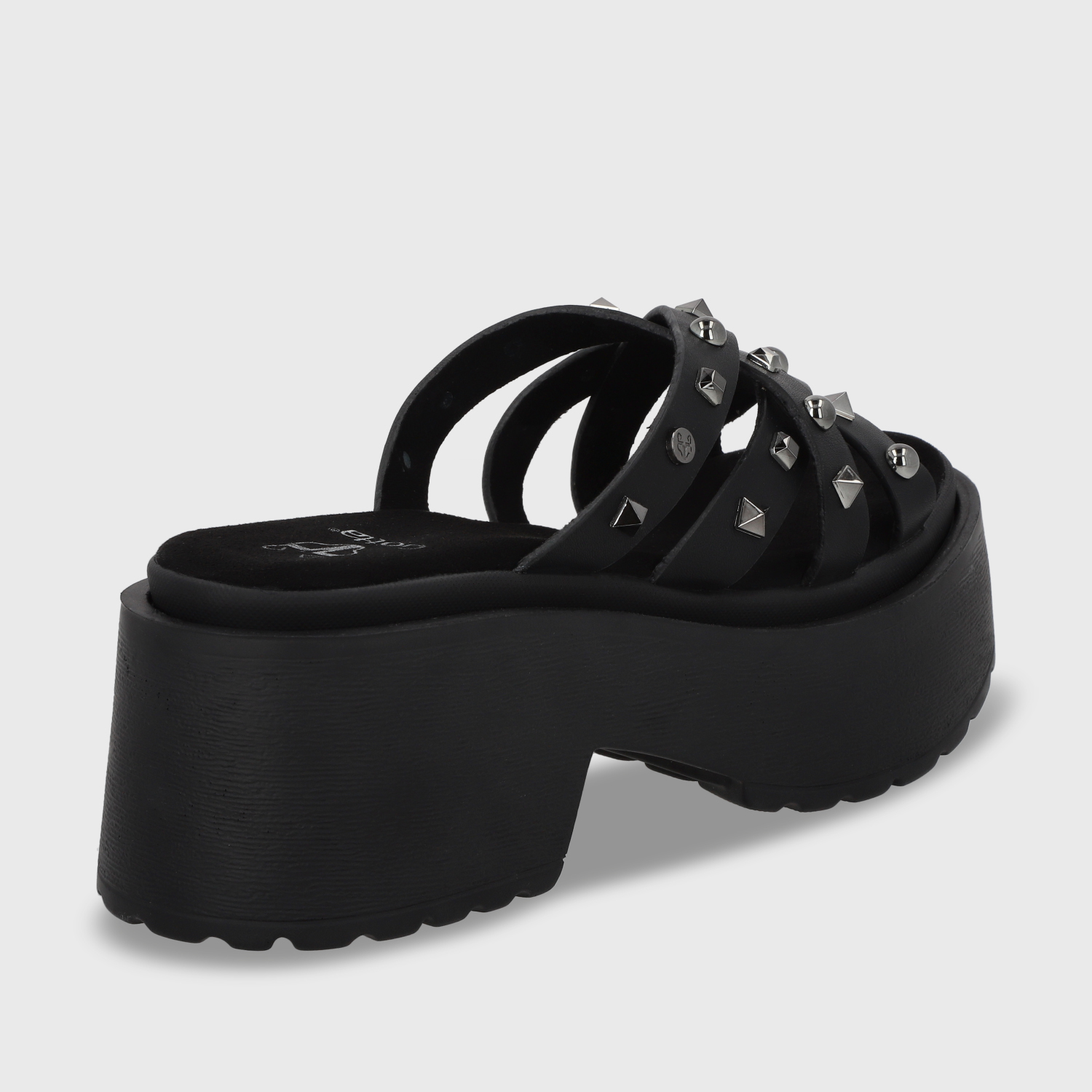 SANDALIA PLATAFORMA NEGRA MUJER 45984 - 6