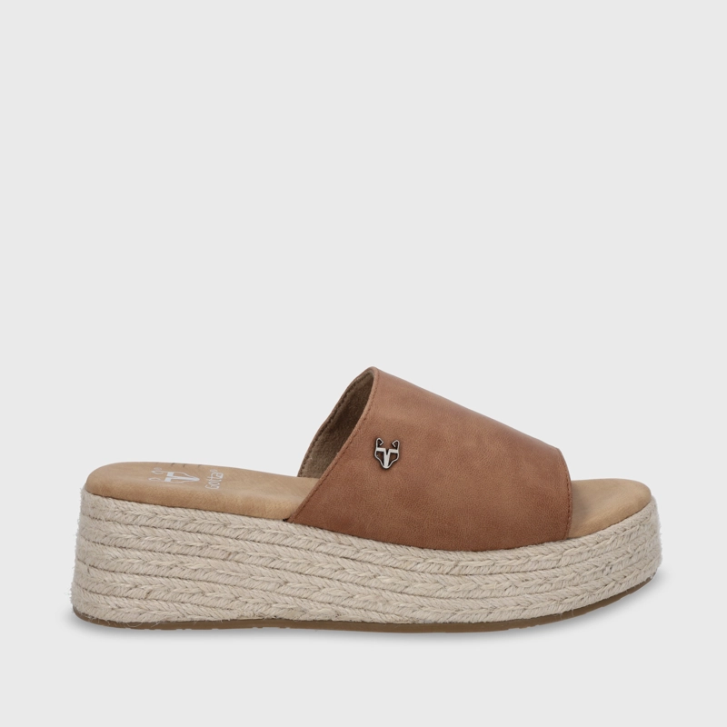 SANDALIA PLATAFORMA RAFIA MUJER 55971 - 2