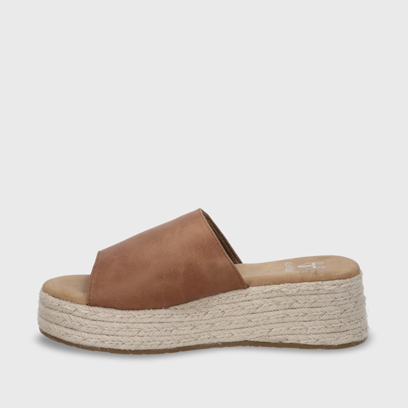 SANDALIA PLATAFORMA RAFIA MUJER 55971 - 5
