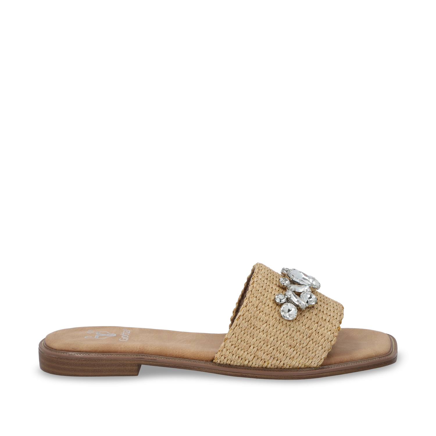 SANDALIA PLANO RAFIA MUJER 55220 - 1