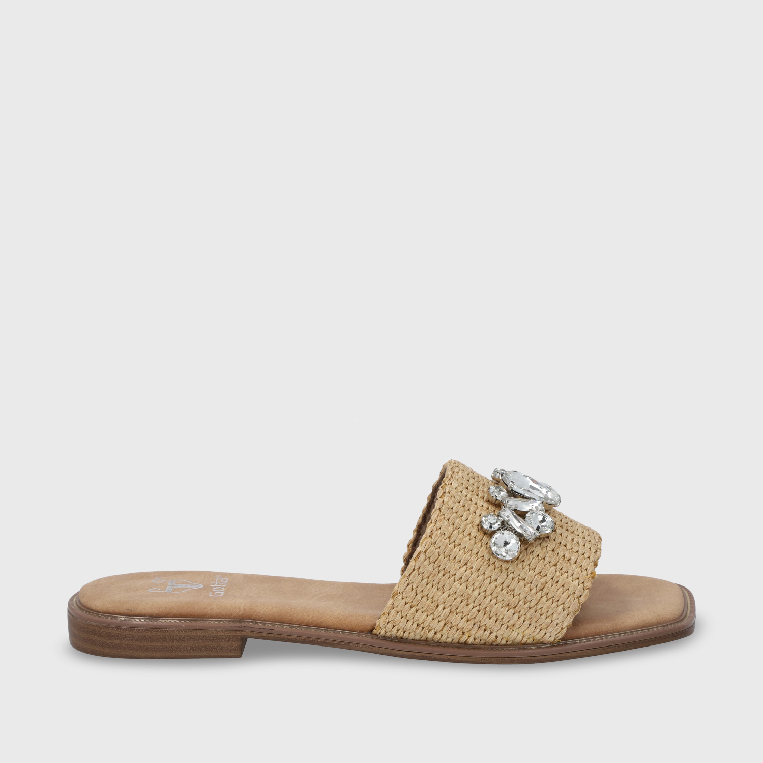 SANDALIA PLANO RAFIA MUJER 55220 - 2