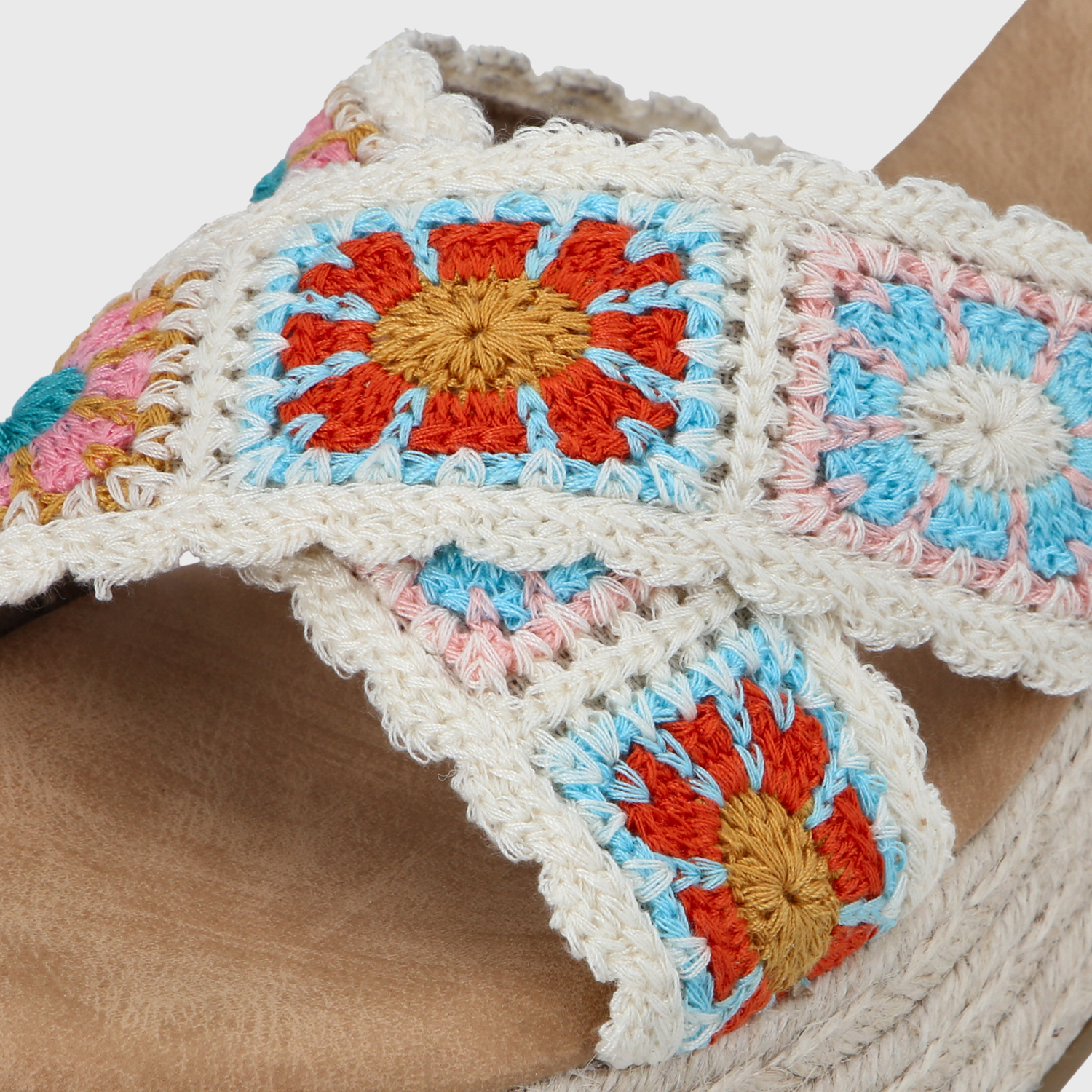 SANDALIA PLATAFORMA MULTICOLOR MUJER 55970 - 7