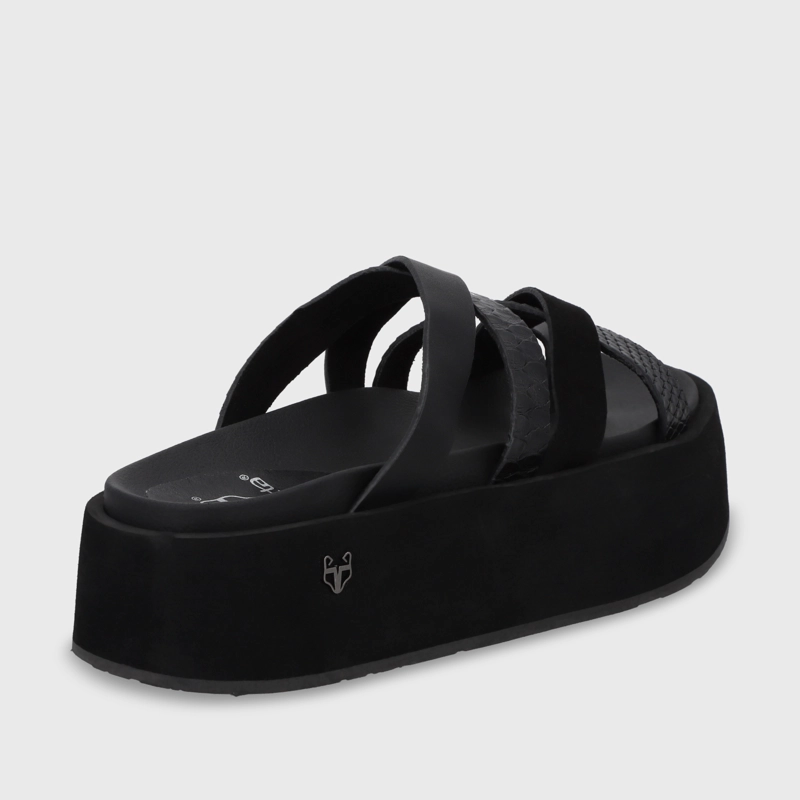 SANDALIA PLATAFORMA MUJER GOTTA NEGRO 55940 - 6