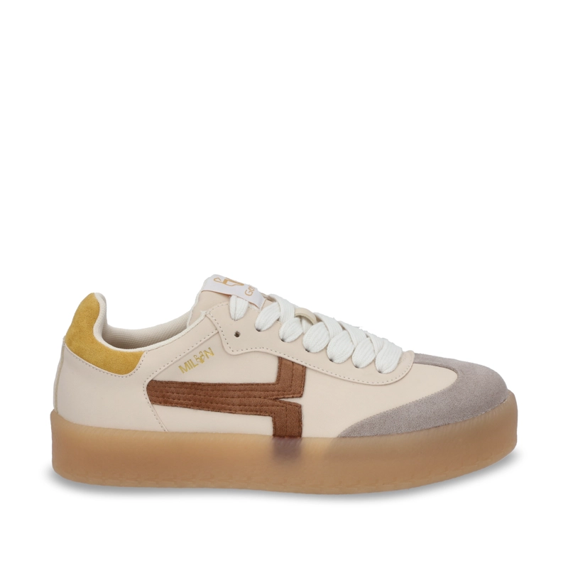 ZAPATILLA MILAN BEIGE MUJER 53740 - 1