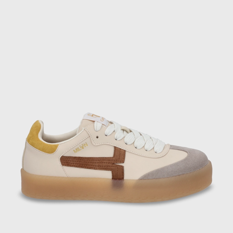 ZAPATILLA MILAN BEIGE MUJER 53740 - 2