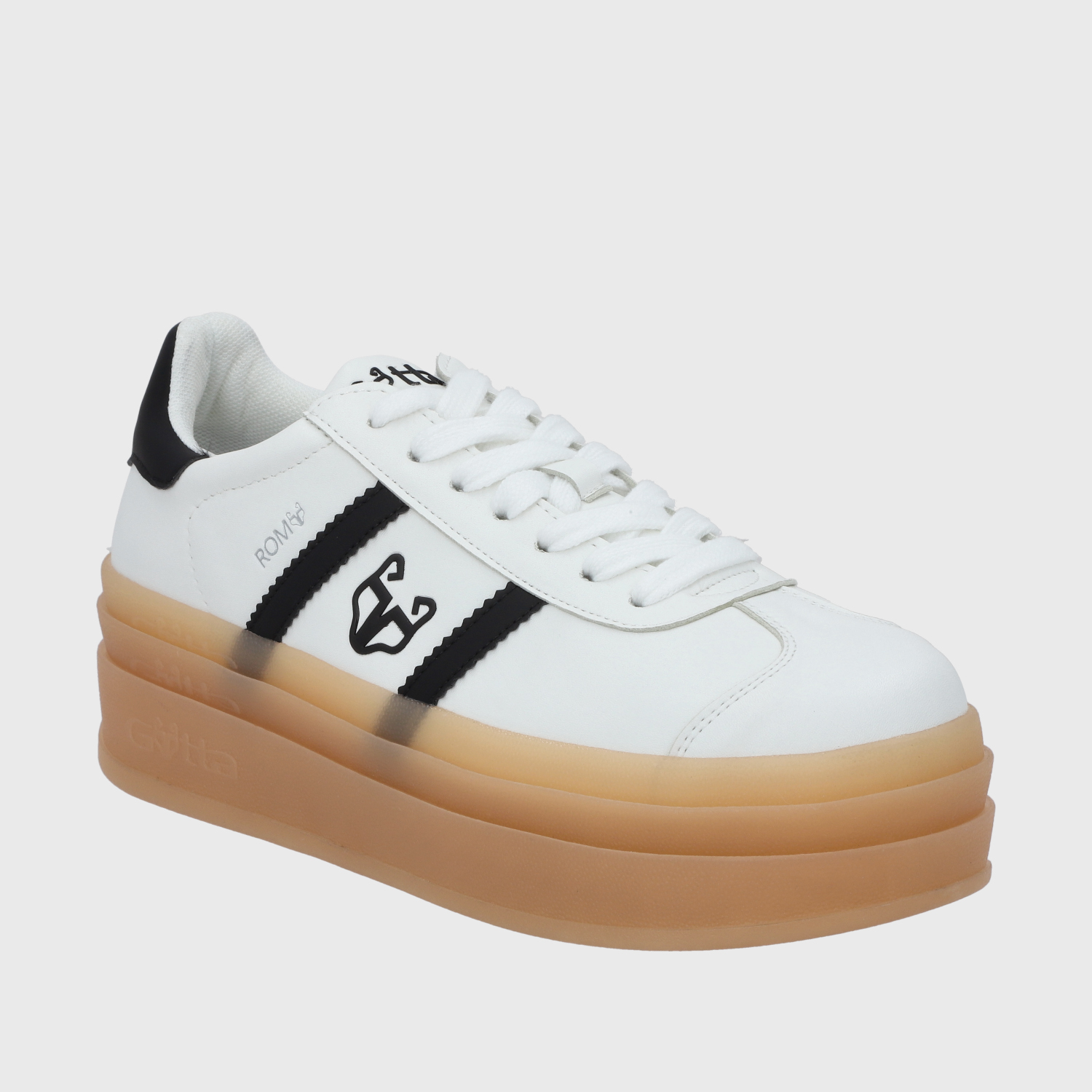 ZAPATILLA ROMA PLATAFORMA BLANCA MUJER 53750 - 3