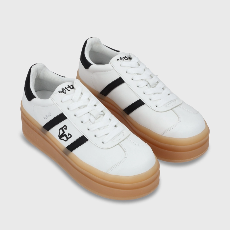 ZAPATILLA ROMA PLATAFORMA BLANCA MUJER 53750 - 4