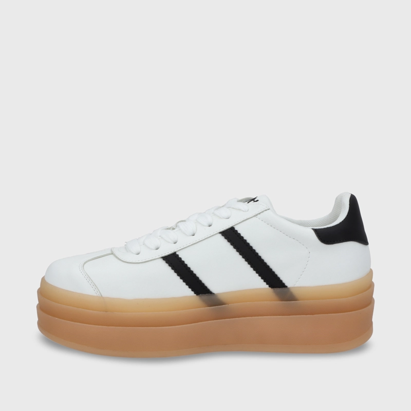 ZAPATILLA ROMA PLATAFORMA BLANCA MUJER 53750 - 5