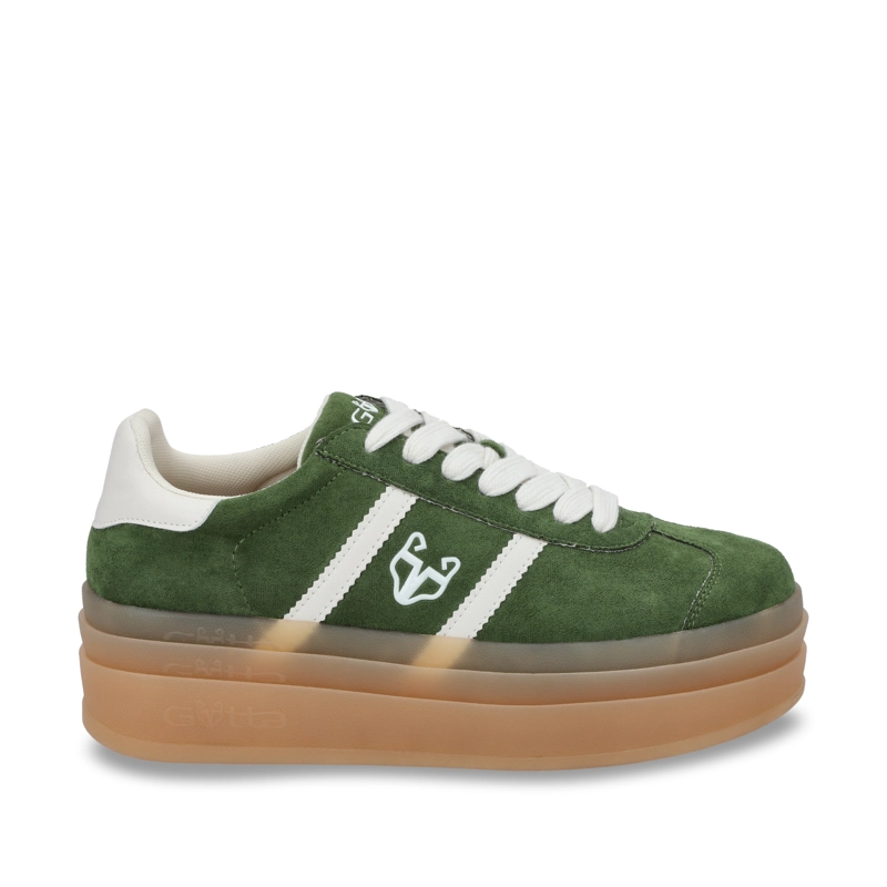 ZAPATILLA ROMA PLATAFORMA VERDE MUJER 53750 - 1