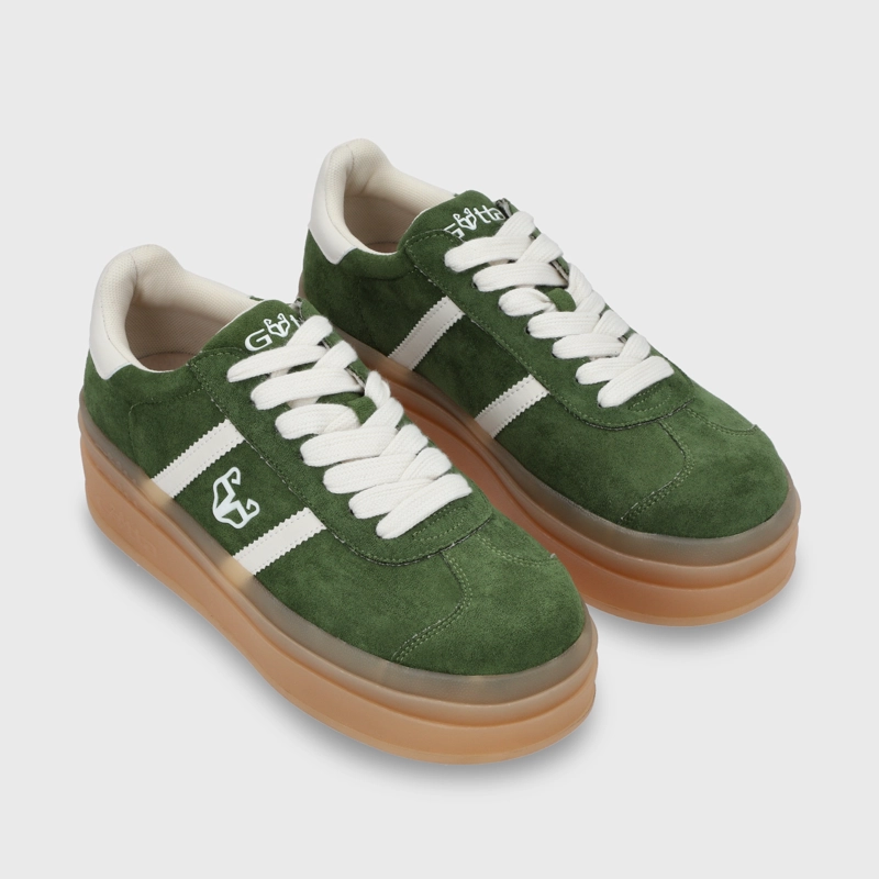 ZAPATILLA ROMA PLATAFORMA VERDE MUJER 53750 - 4