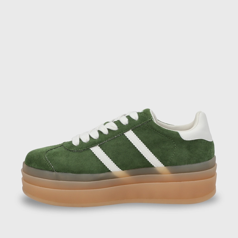ZAPATILLA ROMA PLATAFORMA VERDE MUJER 53750 - 5