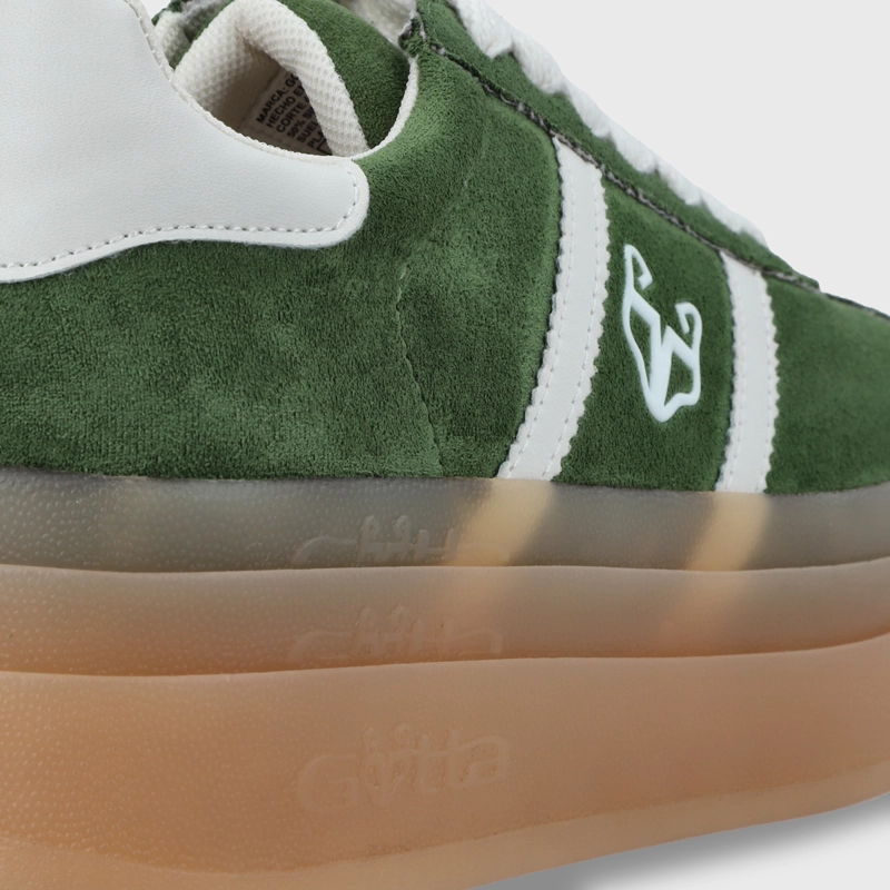 ZAPATILLA ROMA PLATAFORMA VERDE MUJER 53750 - 7