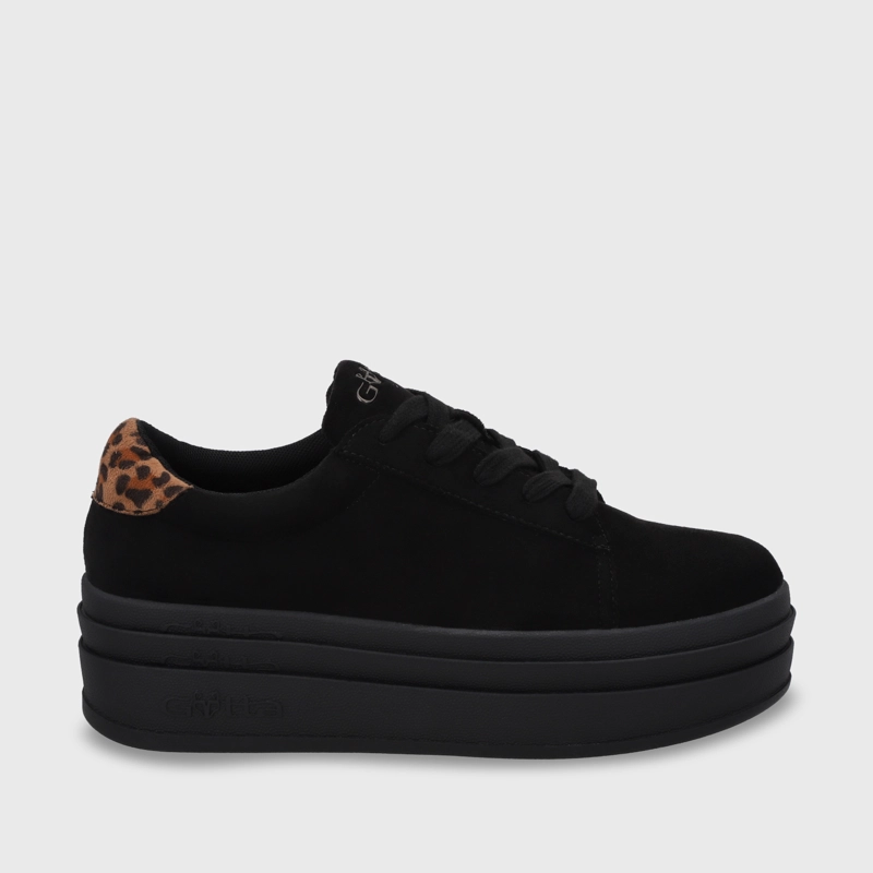 ZAPATILLA PLATAFORMA NEGRO MUJER 53751 - 2