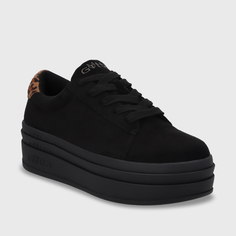 ZAPATILLA PLATAFORMA NEGRO MUJER 53751 - 3