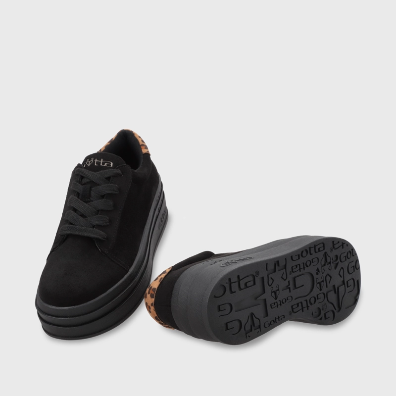 ZAPATILLA PLATAFORMA NEGRO MUJER 53751 - 8