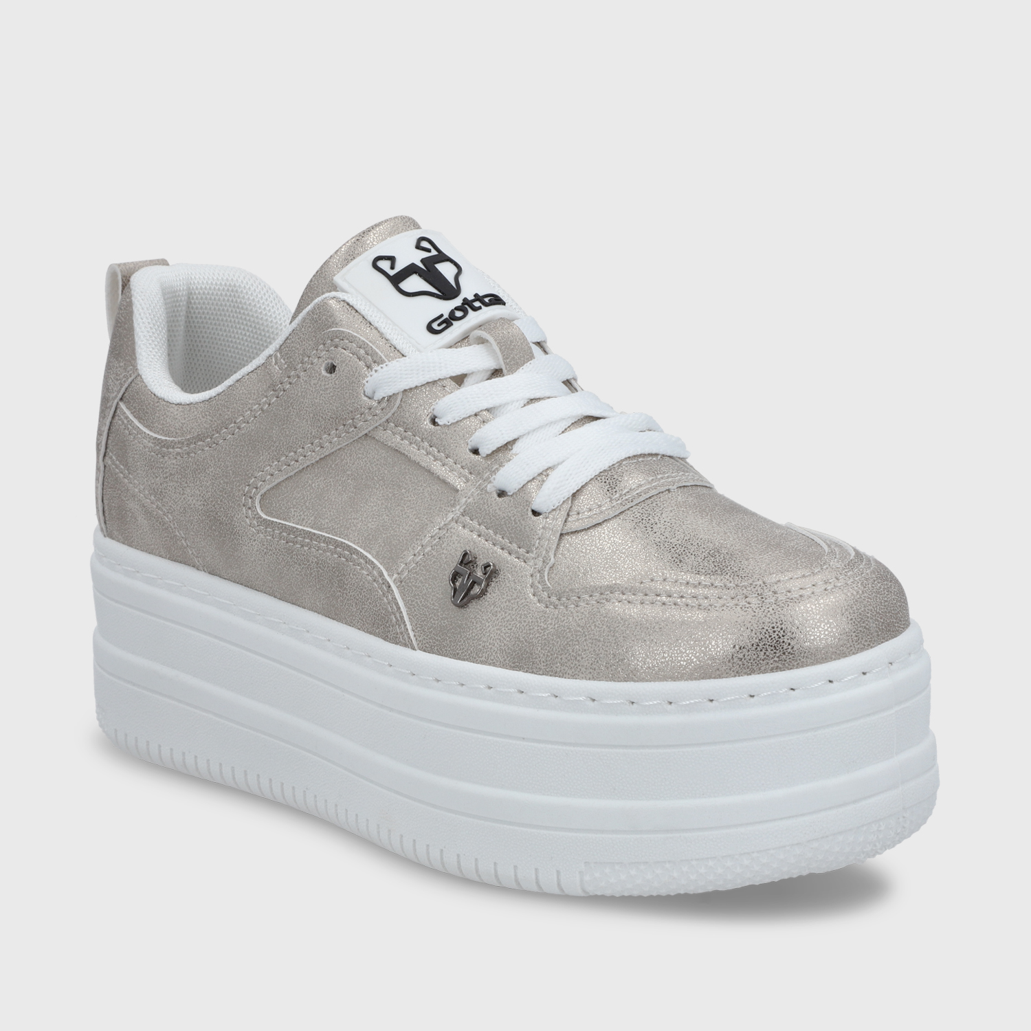 ZAPATILLA DORADA MUJER 38562 - 2