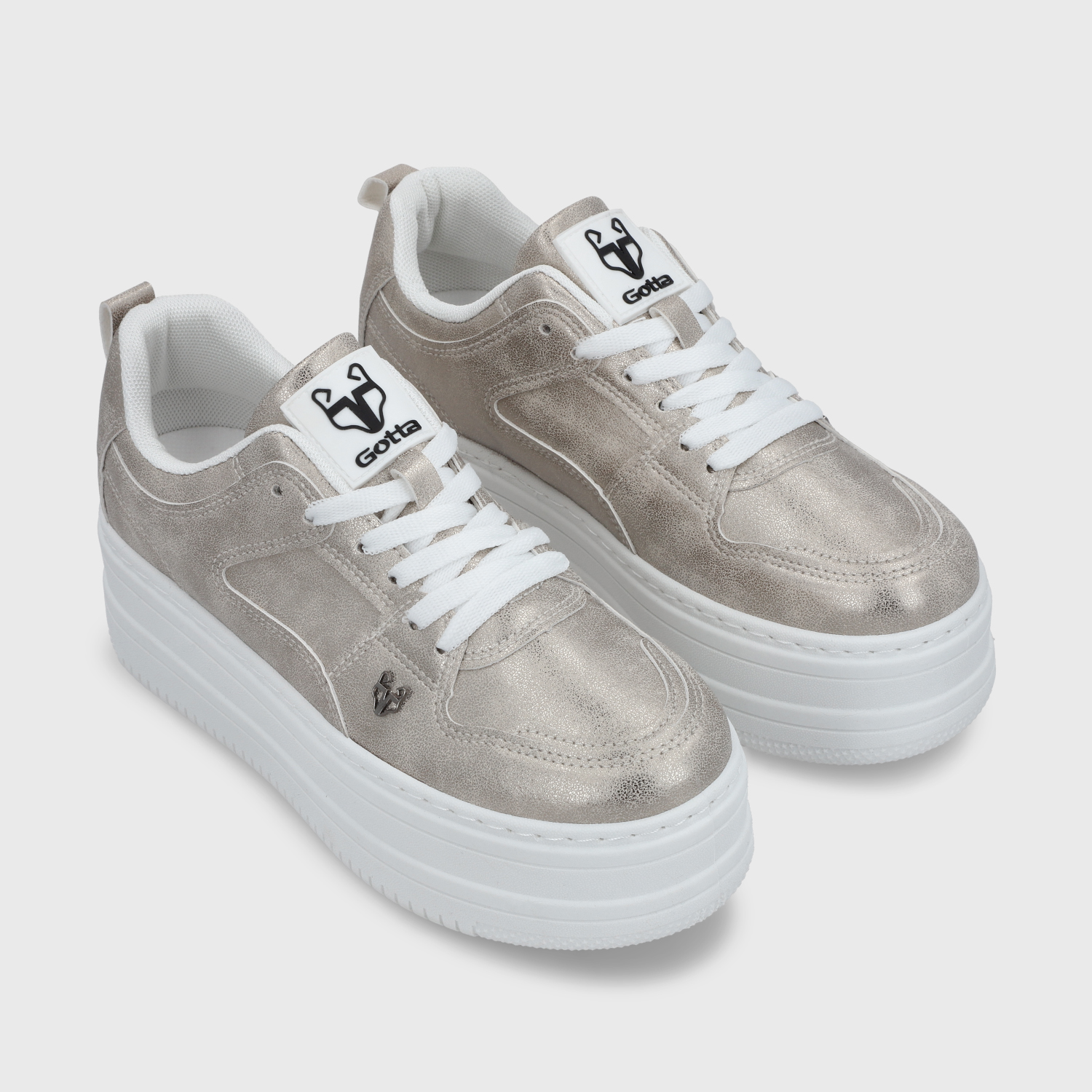 ZAPATILLA DORADA MUJER 38562 - 3