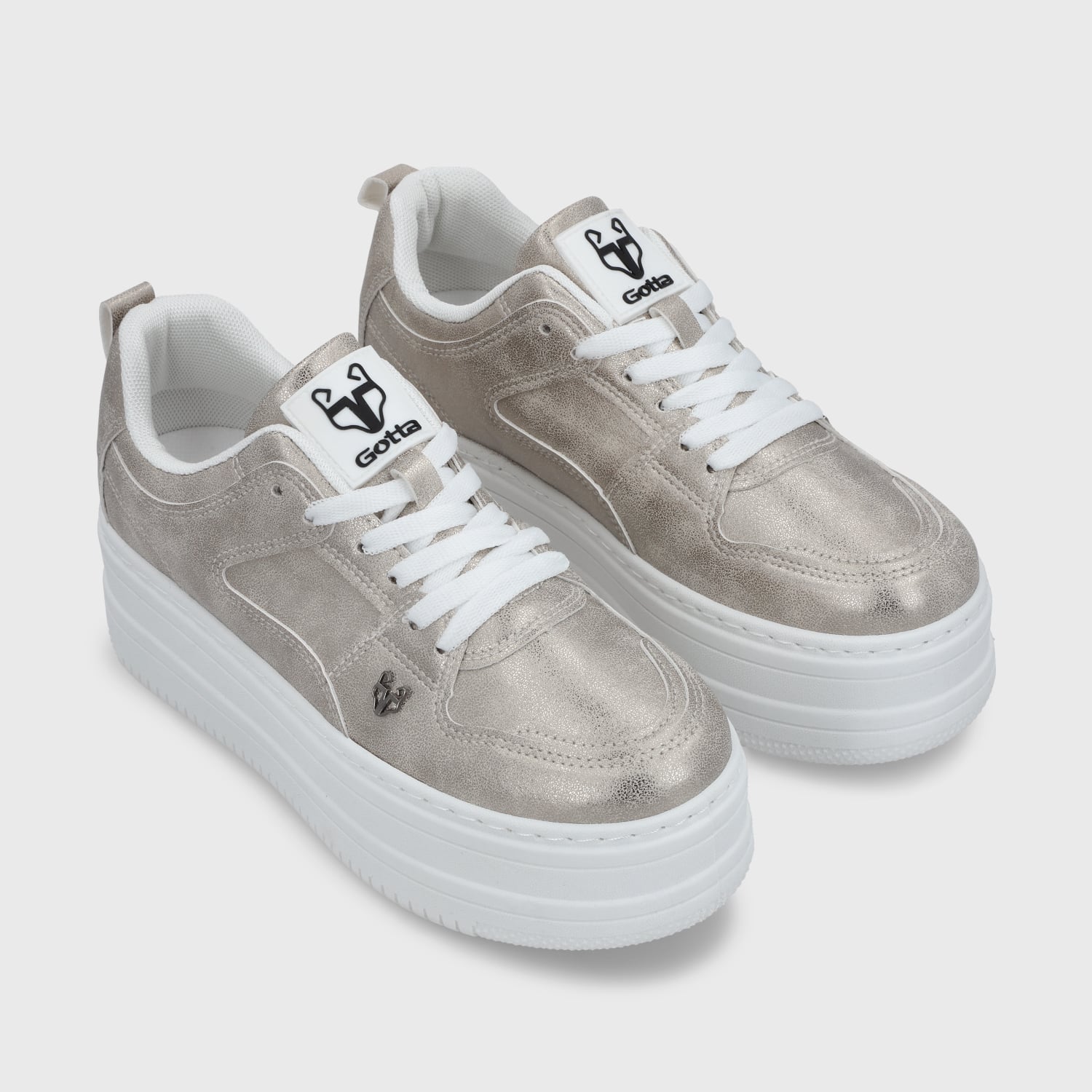 ZAPATILLA DORADA MUJER 38562 - 3