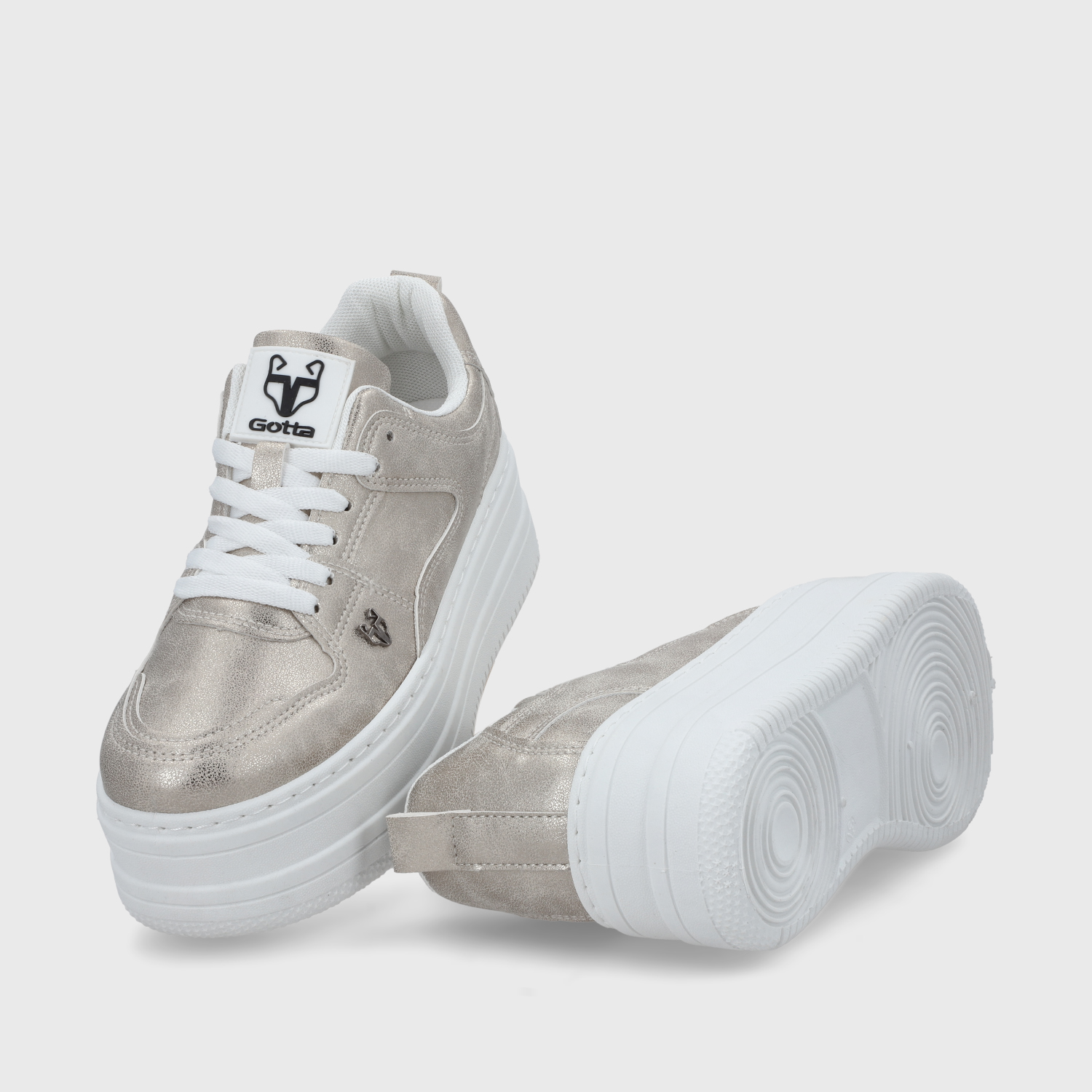 ZAPATILLA DORADA MUJER 38562 - 6