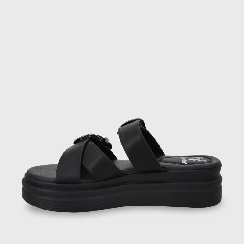 SANDALIA PLATAFORMA MUJER GOTTA NEGRO 43015 - 4