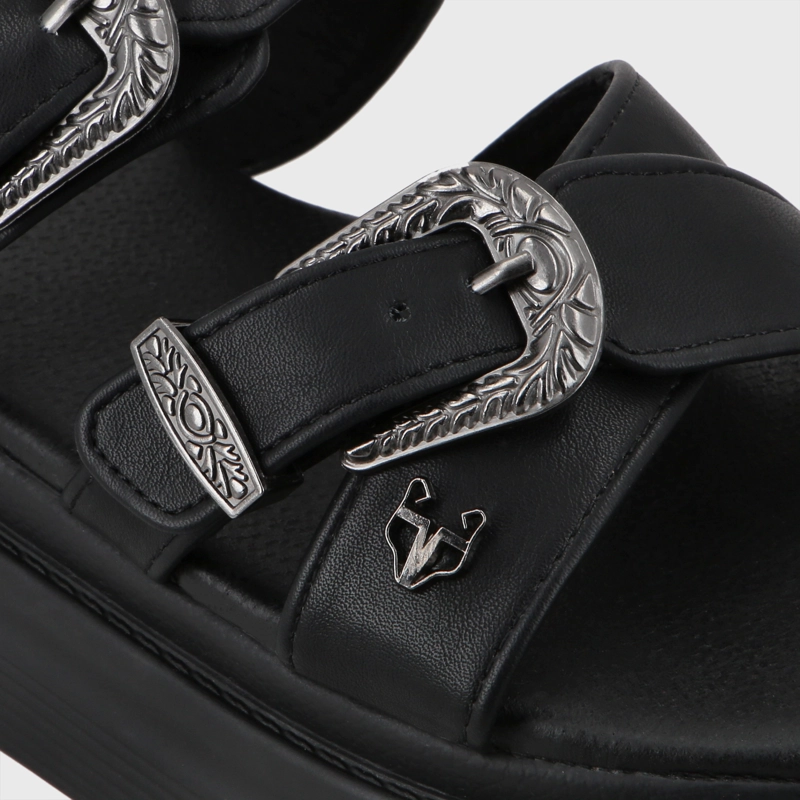 SANDALIA PLATAFORMA MUJER GOTTA NEGRO 43015 - 6