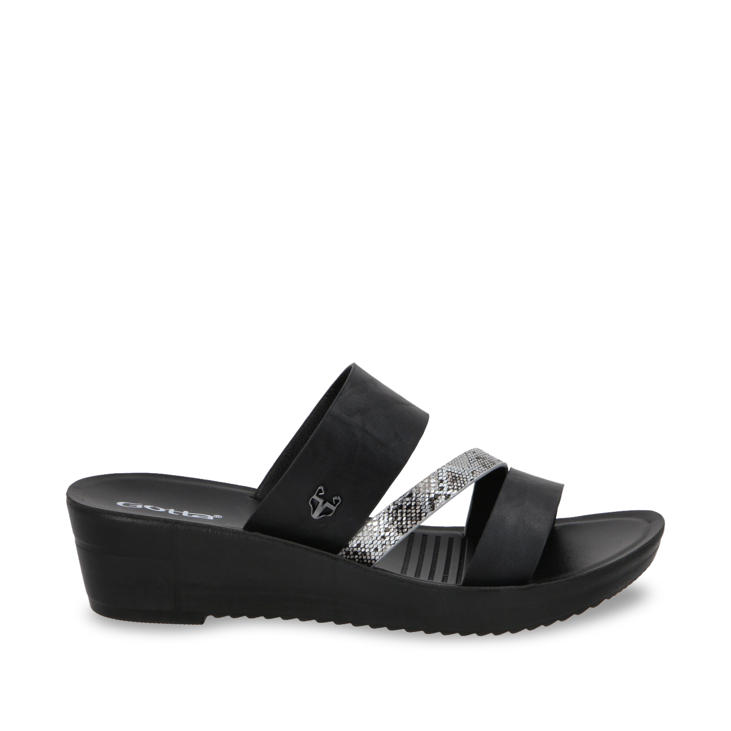 SANDALIA PLATAFORMA MUJER GOTTA NEGRO 13221 - 1