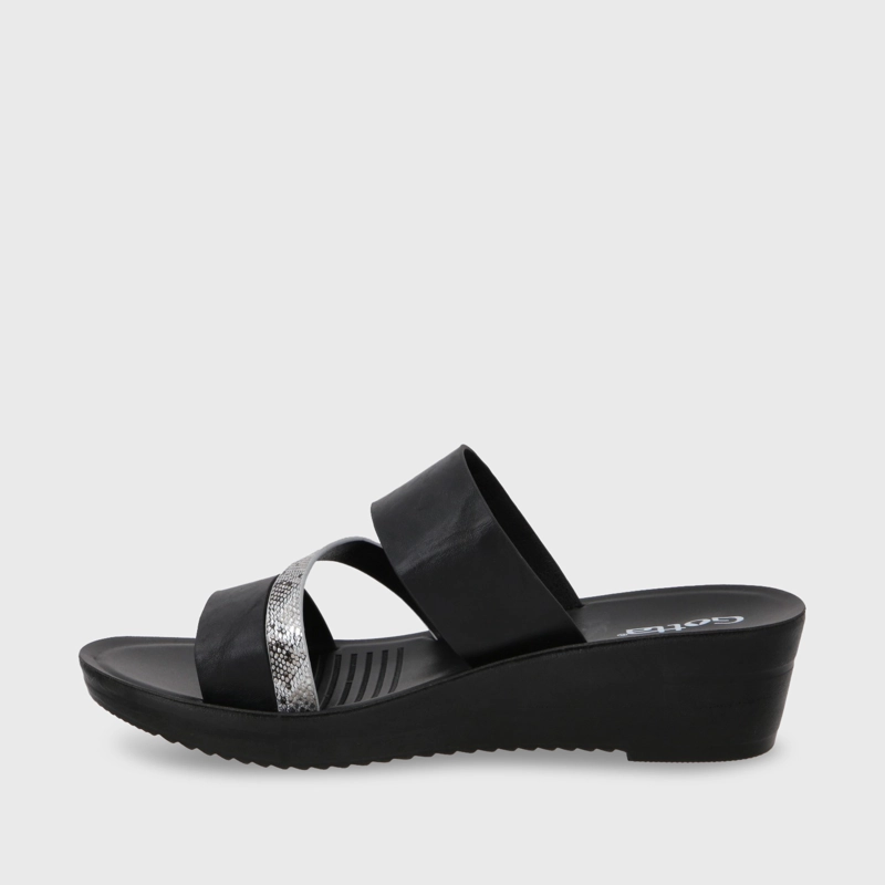 SANDALIA PLATAFORMA MUJER GOTTA NEGRO 13221 - 5