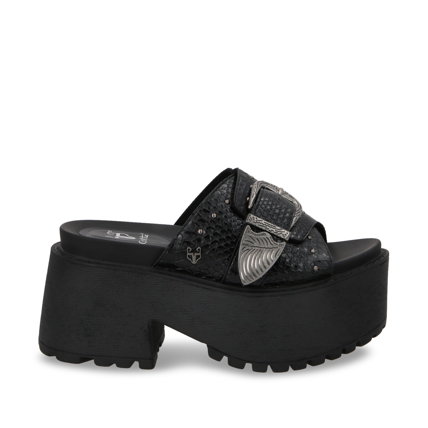 SANDALIA PLATAFORMA MUJER GOTTA NEGRO 1567D - 1